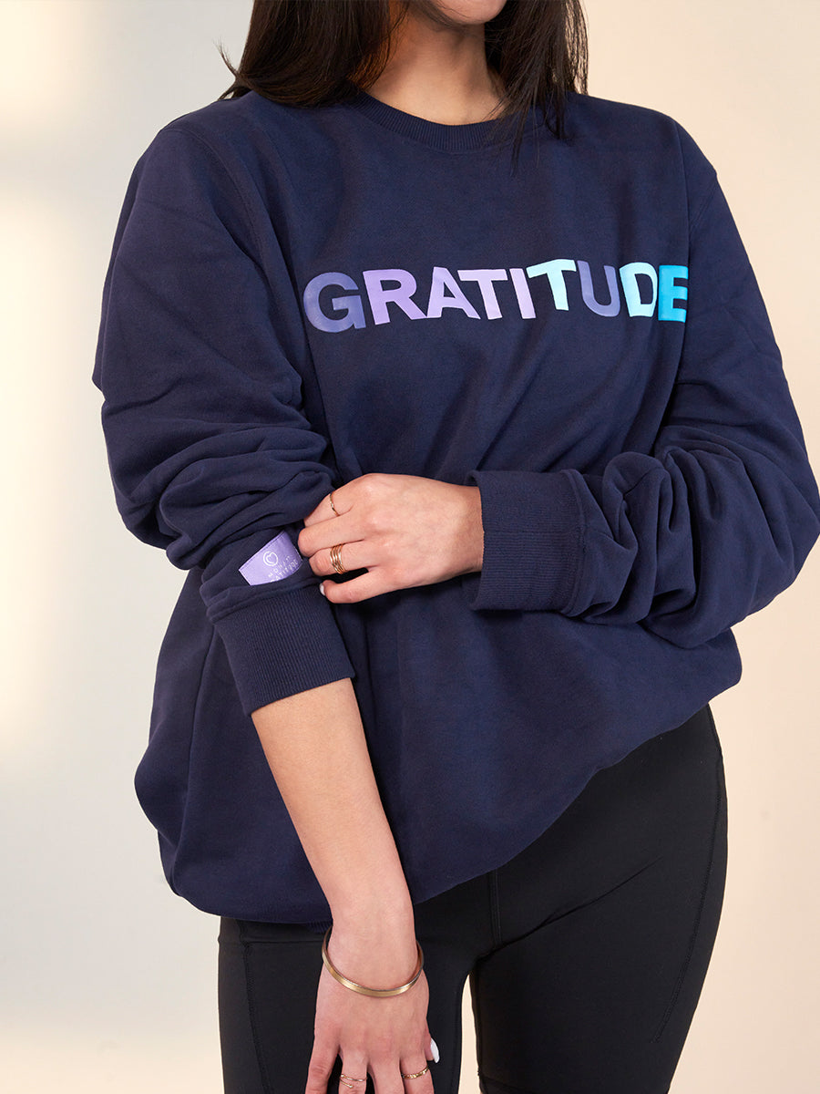 Gratitude Ombre Sweatshirt
